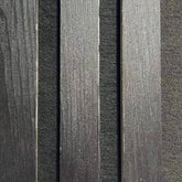 Acoustic Slatted Wall Panel - Black | Soundproofing & Stylish image 0